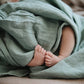 Organic Cotton Muslin Swaddle Blanket- Multiple Color Options