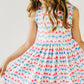 Red, White & Cute Tank Twirl Dress