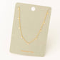 Summer Nights Mini Disc Necklace