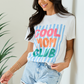 Cool Mom Club White Graphic Tee