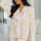 Cozy Crush Long Sleeve Pajama Top - Banana Bliss