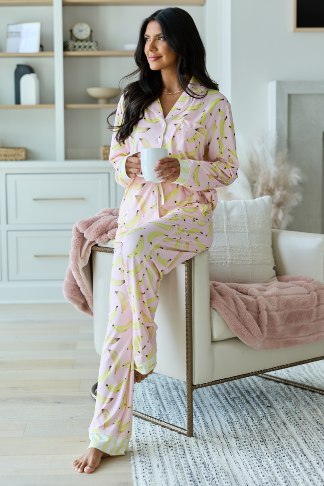 Cozy Crush Pajama Pants - Banana Bliss