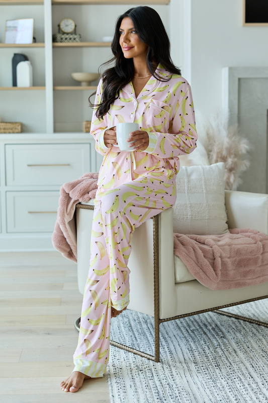 Cozy Crush Pajama Pants - Banana Bliss