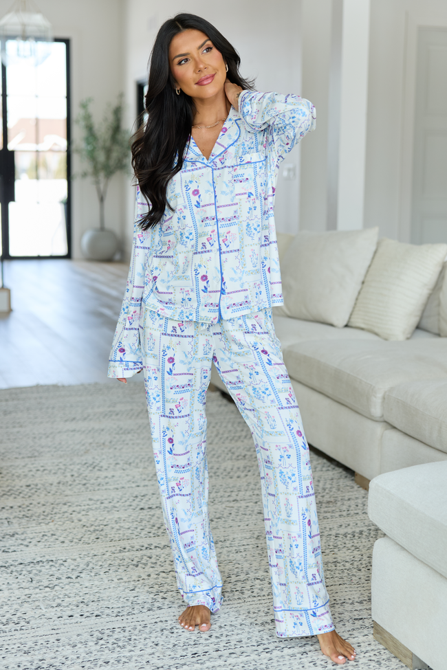 Cozy Crush Pajama Pants - Botanical Bliss