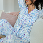 Cozy Crush Long Sleeve Pajama Top - Botanical Bliss