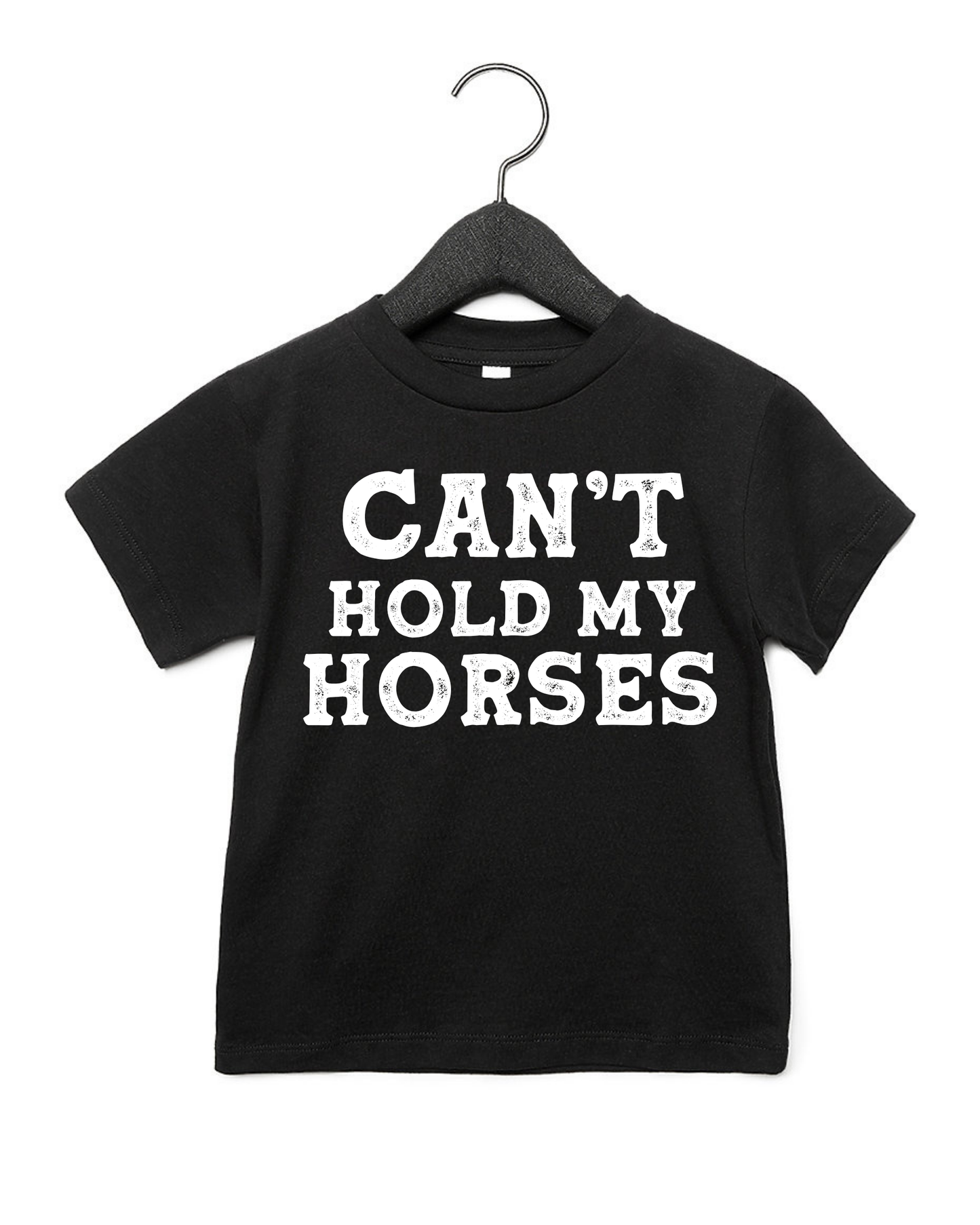 Can't Hold My Horses Kids Tee