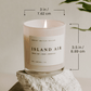 Ube Latte Soy Candle - White Jar - 11 oz