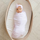 Pink Stripes Lightweight Blanket