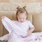 Pink Stripes Lightweight Blanket