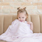 Pink Stripes Lightweight Blanket