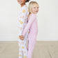 Daizzzy Ribbed 2-Piece Pajama Set