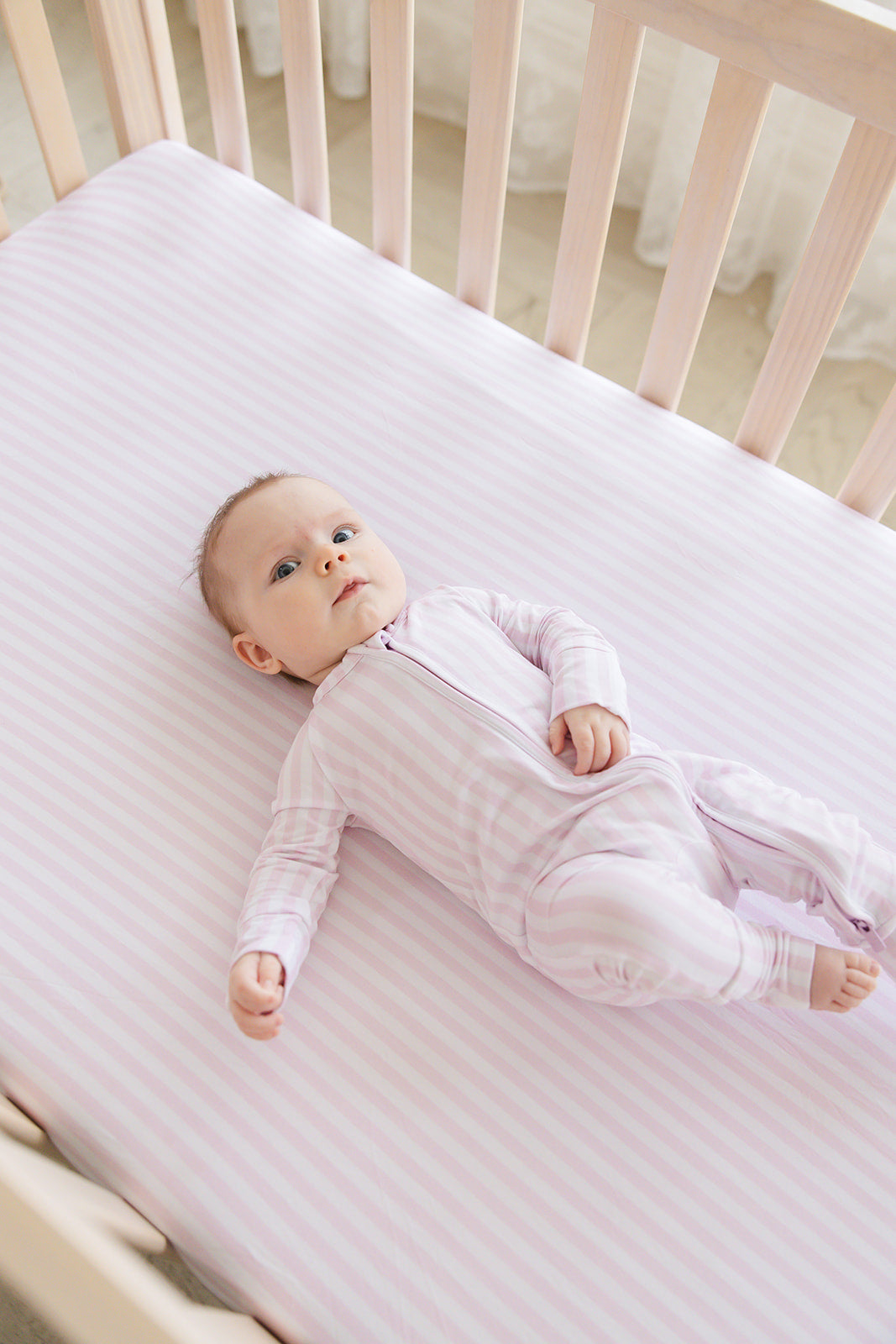 Pink Stripes Zippy Pajama