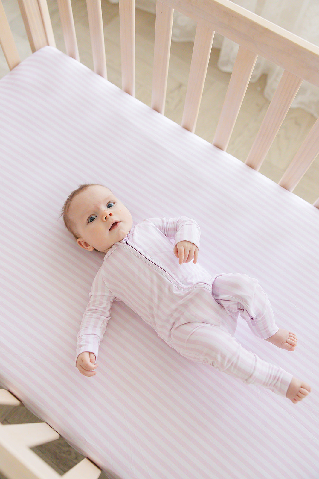 Pink Stripes Zippy Pajama