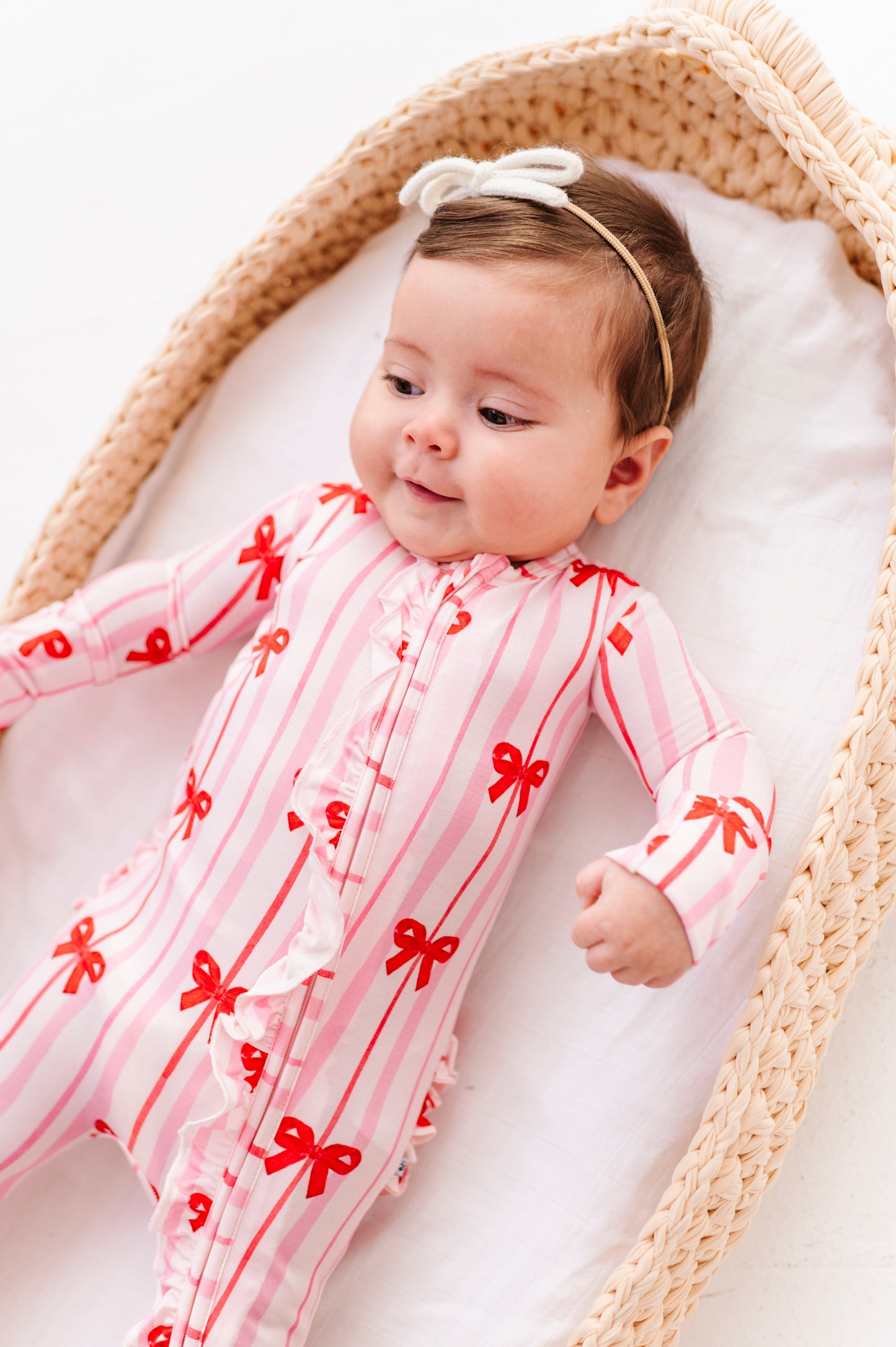 Ruby Ribbons Ruffle Convertible Romper