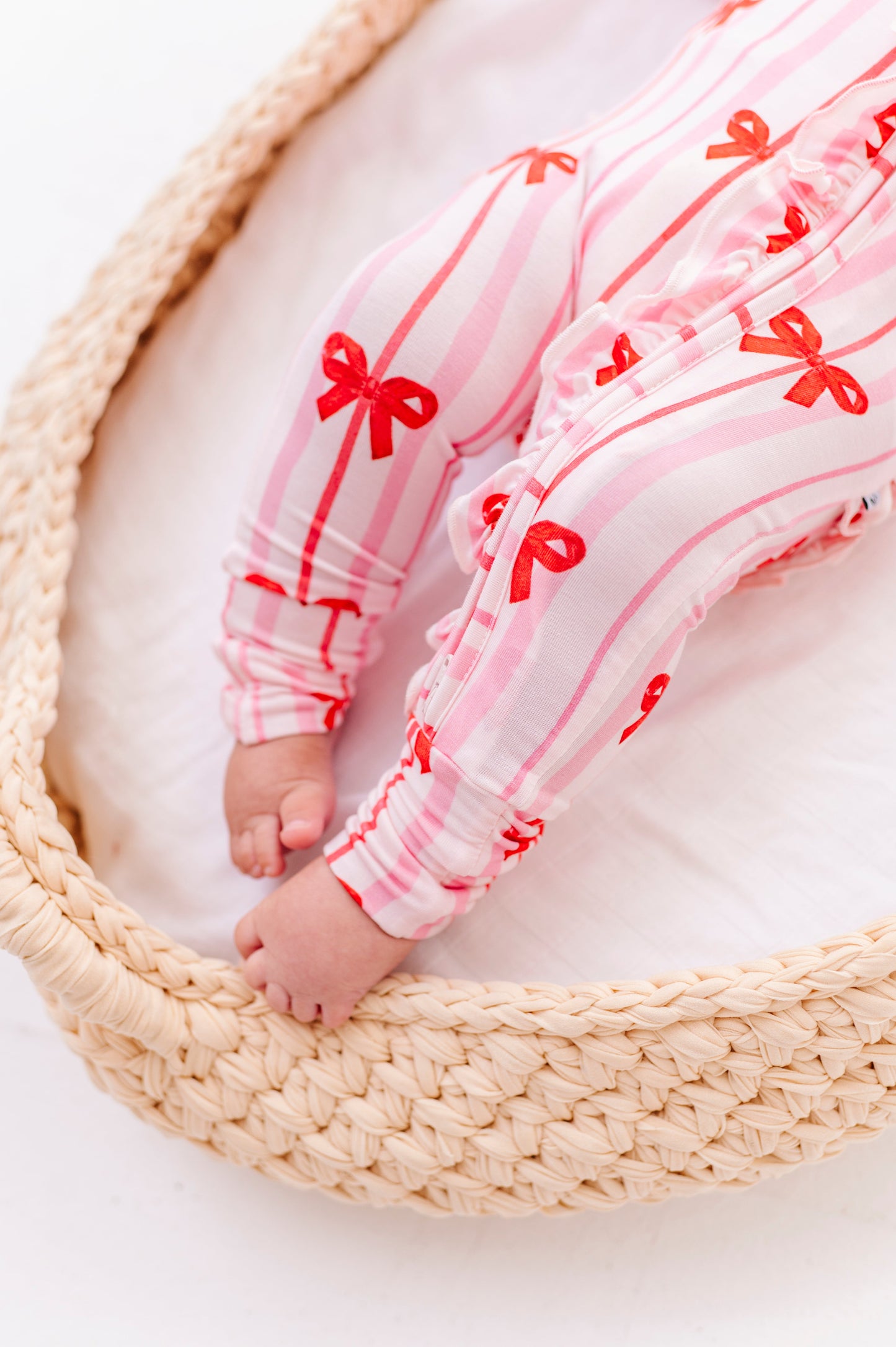 Ruby Ribbons Ruffle Convertible Romper