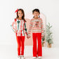 Holly Red | Ribbed SLIM LEGGINGS