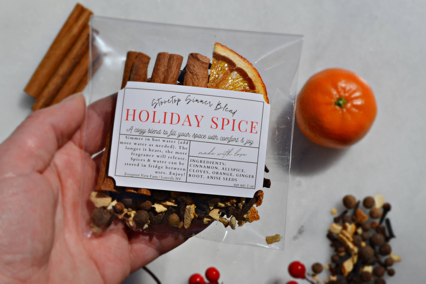 Holiday Spice Stovetop Simmer Blend