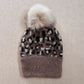 Mocha Leopard beanie