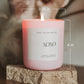 Happy Birthday Soy Candle - Pink Matte Jar - 15 oz