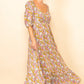 Sienna Reversible Fall Floral Maxi Dress