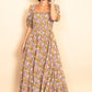 Sienna Reversible Fall Floral Maxi Dress