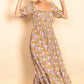 Sienna Reversible Fall Floral Maxi Dress