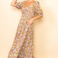 Sienna Reversible Fall Floral Maxi Dress