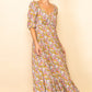 Sienna Reversible Fall Floral Maxi Dress