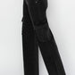 Risen Ebony High Rise Wide Leg Cargo Jeans