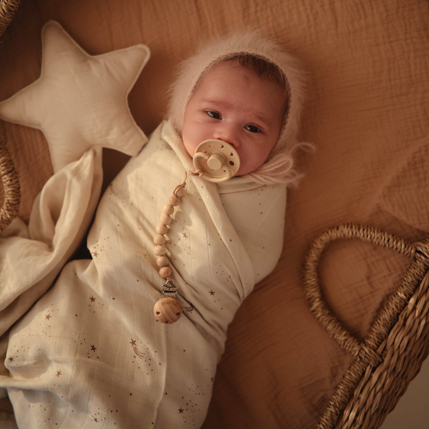 Organic Cotton Muslin Swaddle Blanket- Multiple Color Options