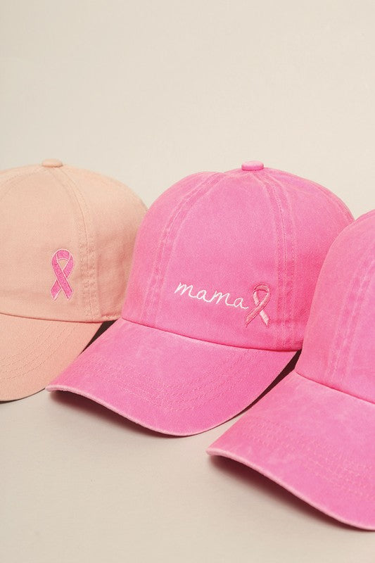 Breast Cancer Awareness Baseball Hat