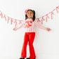 Holly Red | RIBBED FLARES