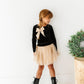 Black Velvet | Bow Back Long Sleeve Top