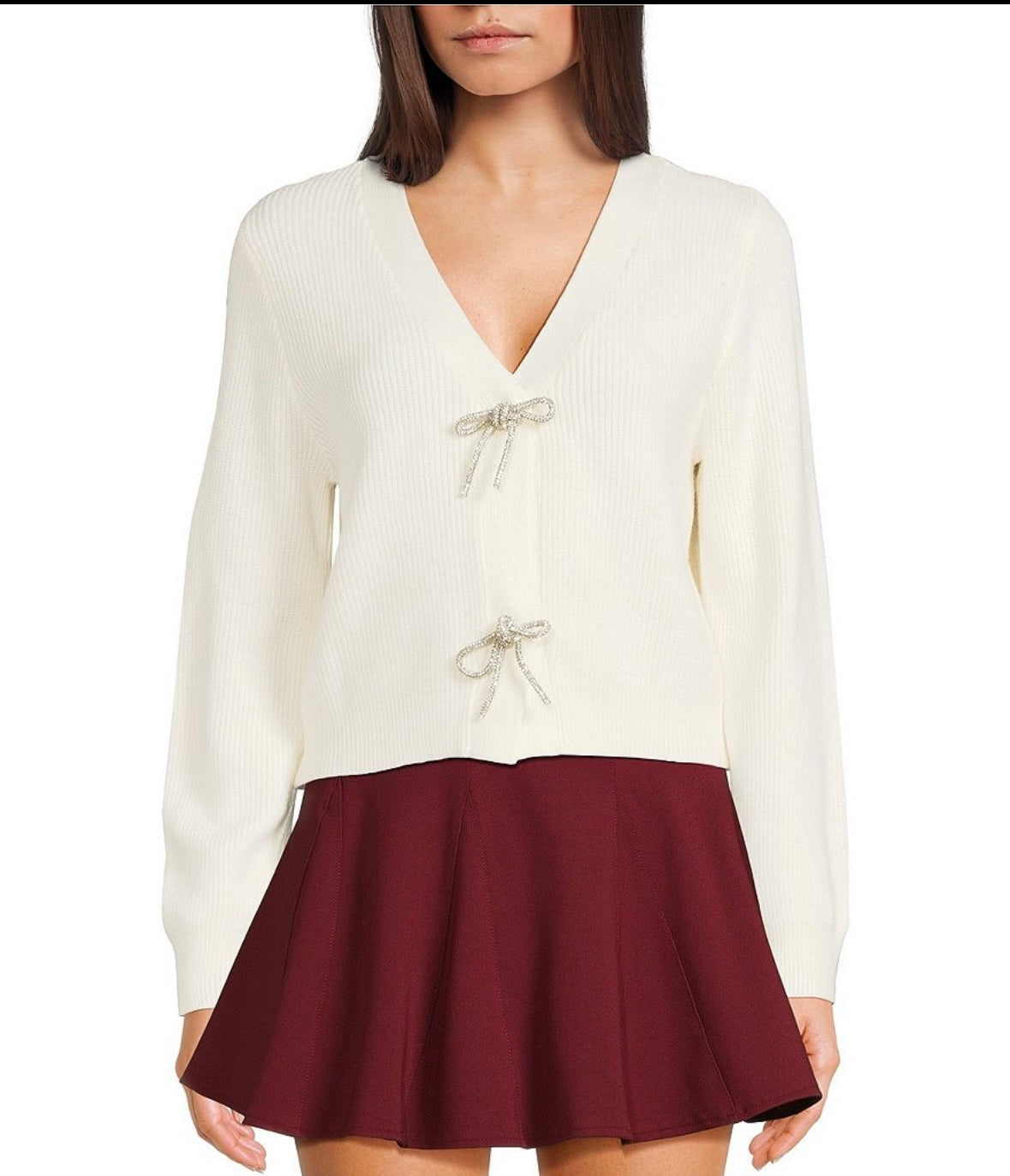 Holiday Charm Sweater- Ivory