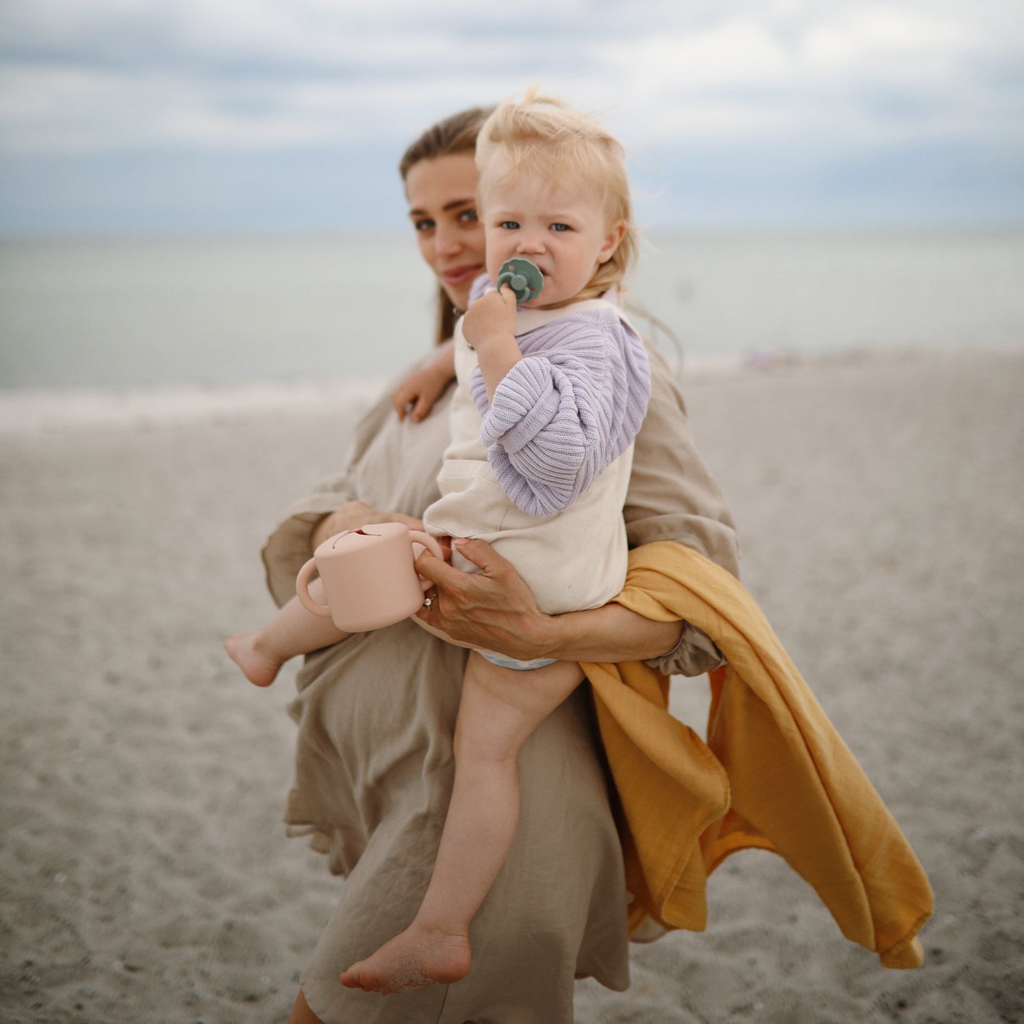Organic Cotton Muslin Swaddle Blanket- Multiple Color Options