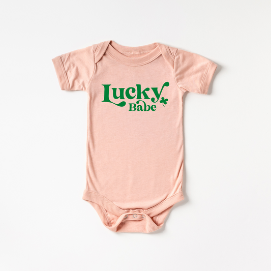Lucky Babe St Patrick's Day Infant Bodysuit