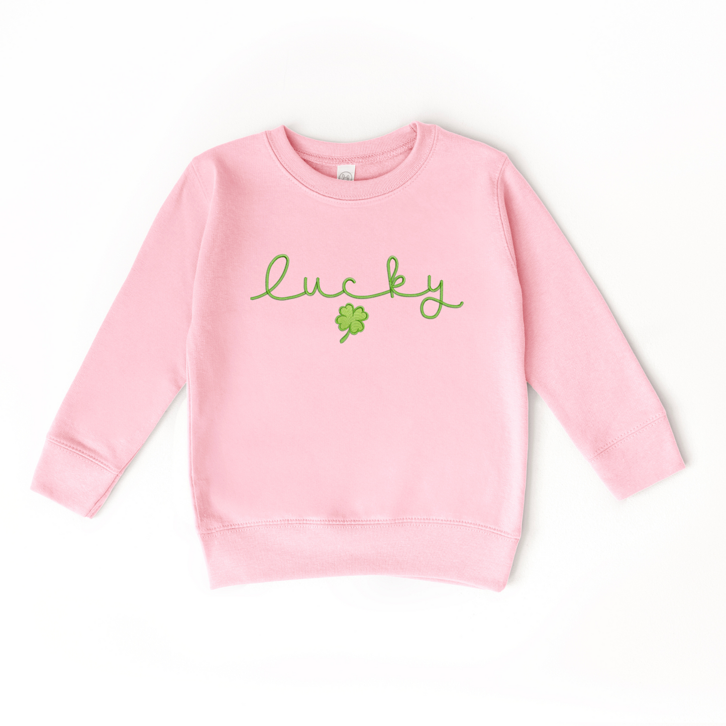 Lucky Clover Embroidered  Sweatshirt