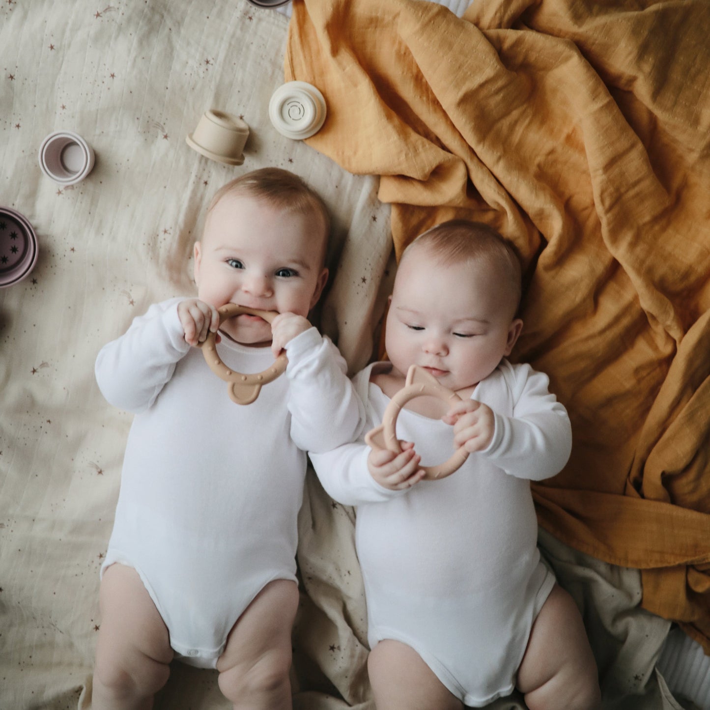 Organic Cotton Muslin Swaddle Blanket- Multiple Color Options