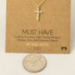 Cross My Heart Pendant Necklace
