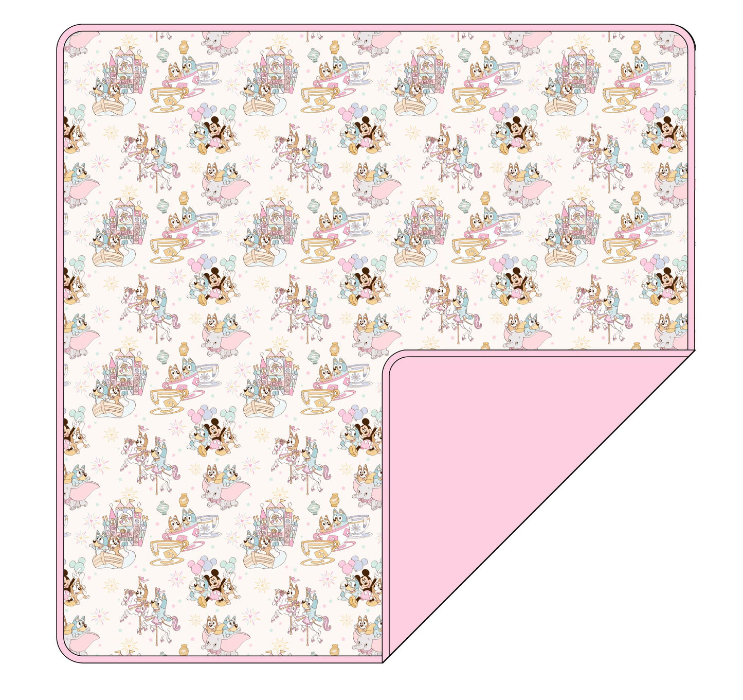Pastel Park Cotton Candy Blanket