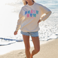 Beach Bum Cream Graphic Sweatshirt