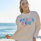 Beach Bum Cream Graphic Sweatshirt