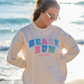 Beach Bum Cream Graphic Sweatshirt