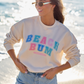 Beach Bum Cream Graphic Sweatshirt