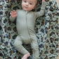 Sage Ribbed Zippy