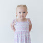 Charlotte Smocked Diaper Dress Set