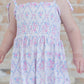Charlotte Smocked Diaper Dress Set