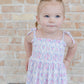 Charlotte Smocked Diaper Dress Set