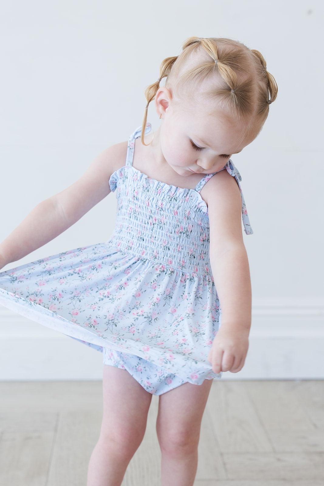 Eloise Smocked Diaper Dress Set