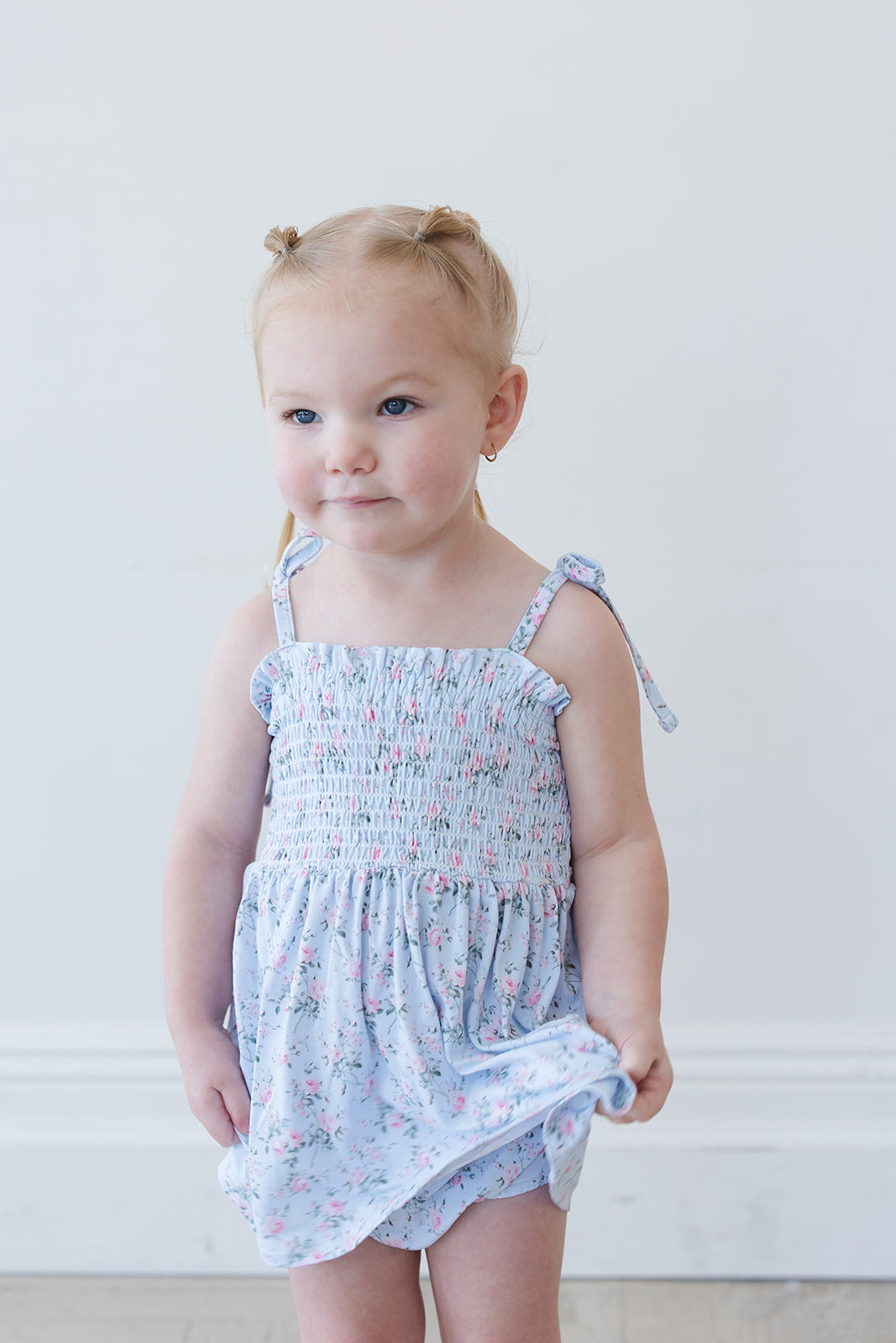 Eloise Smocked Diaper Dress Set